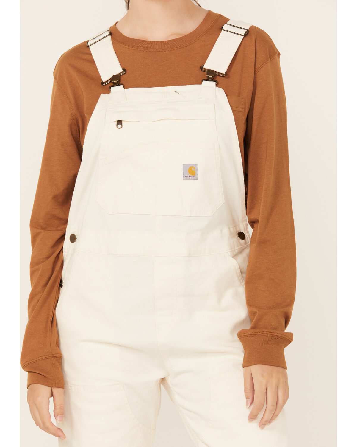 Carhartt Women's Rugged FleX™ Loose Fit Canvas Bib Overalls