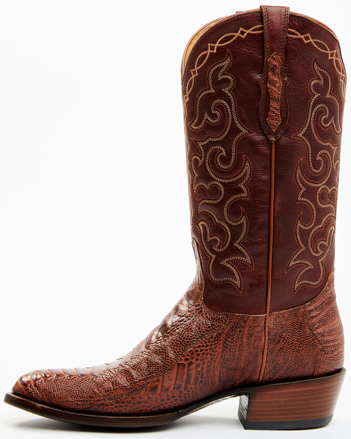 Cody James Men's Exotic Ostrich Western Boots - Round Toe