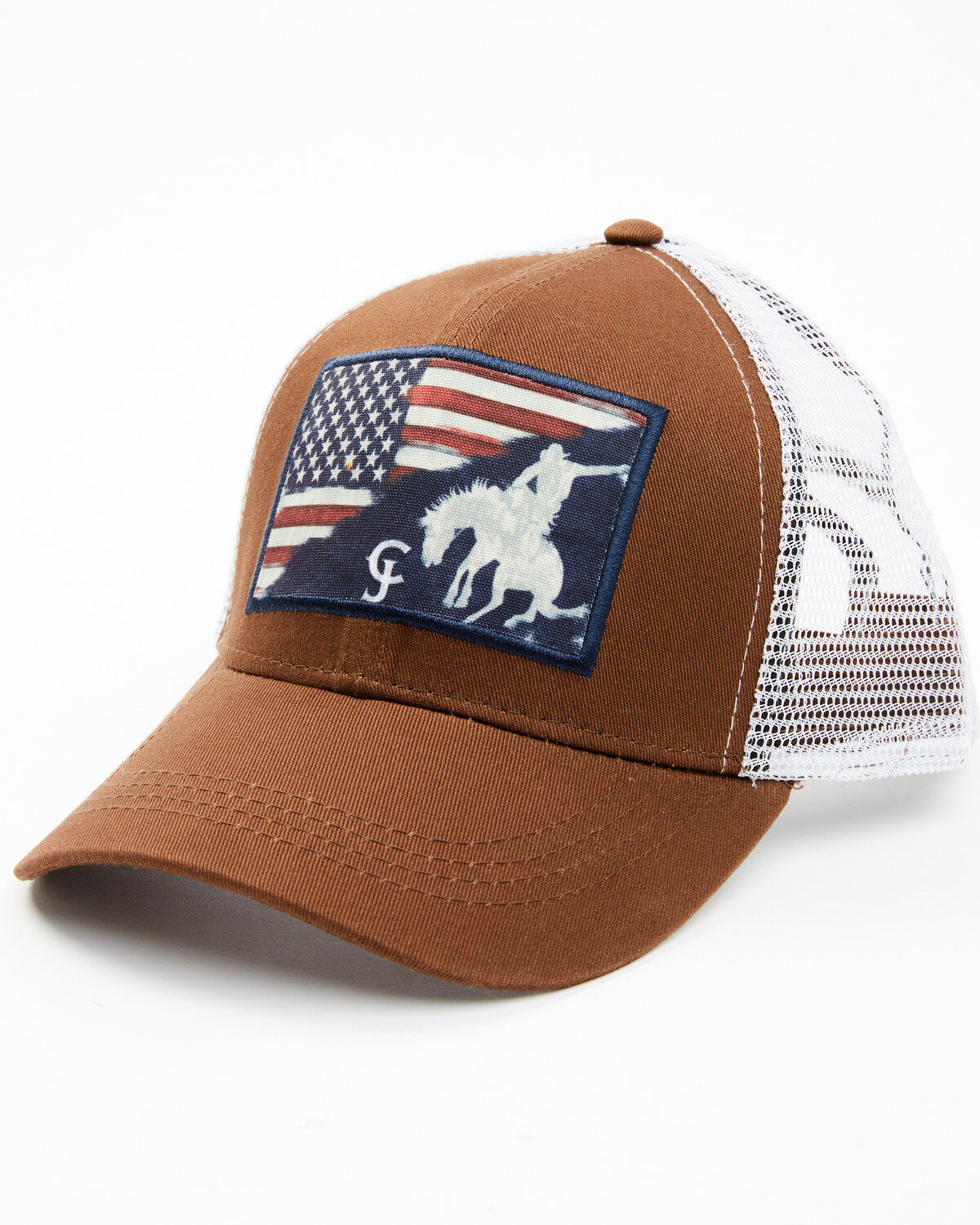 Cody James Men's Patriotic Bucking Bronco Ball Cap