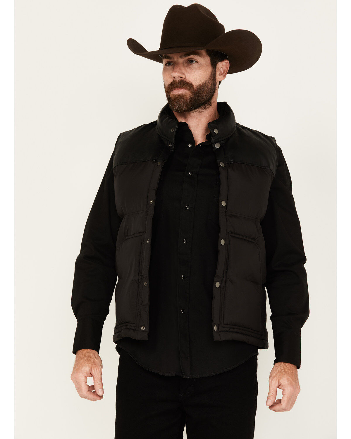 Moonshine Spirit Men's Snap Puffer Vest