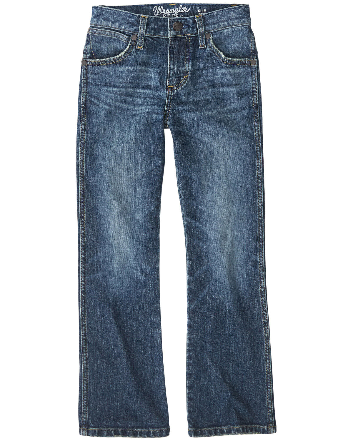 Wrangler Retro Little Boys' Whitley Slim Bootcut Stretch Denim Jeans