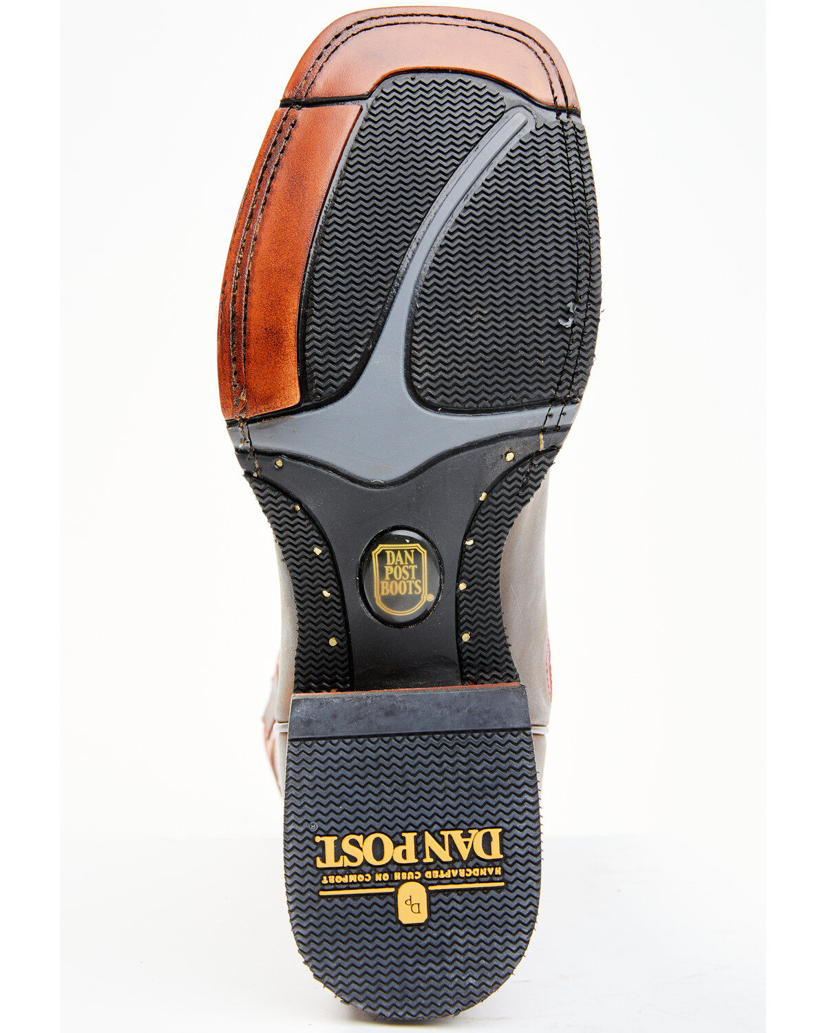 Dan Post Men's Leon Red Top Western Performance Boots - Broad Square Toe