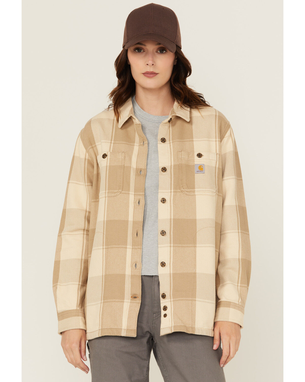 Carhartt Women's Rugged Flex Loose Fit Heavyweight Duck Shacket