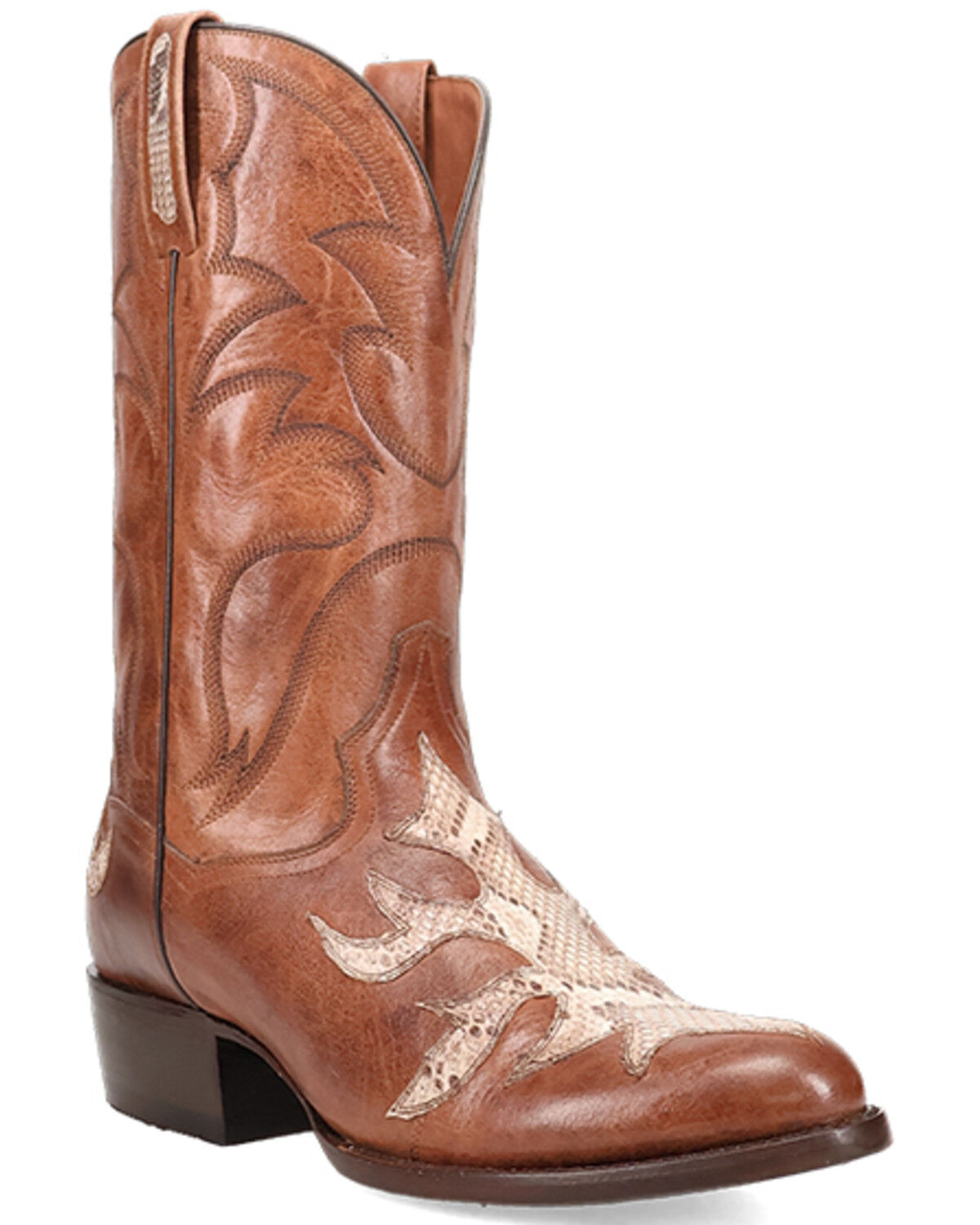 Dan Post Men's Exotic Snake Western Boots - Round Toe