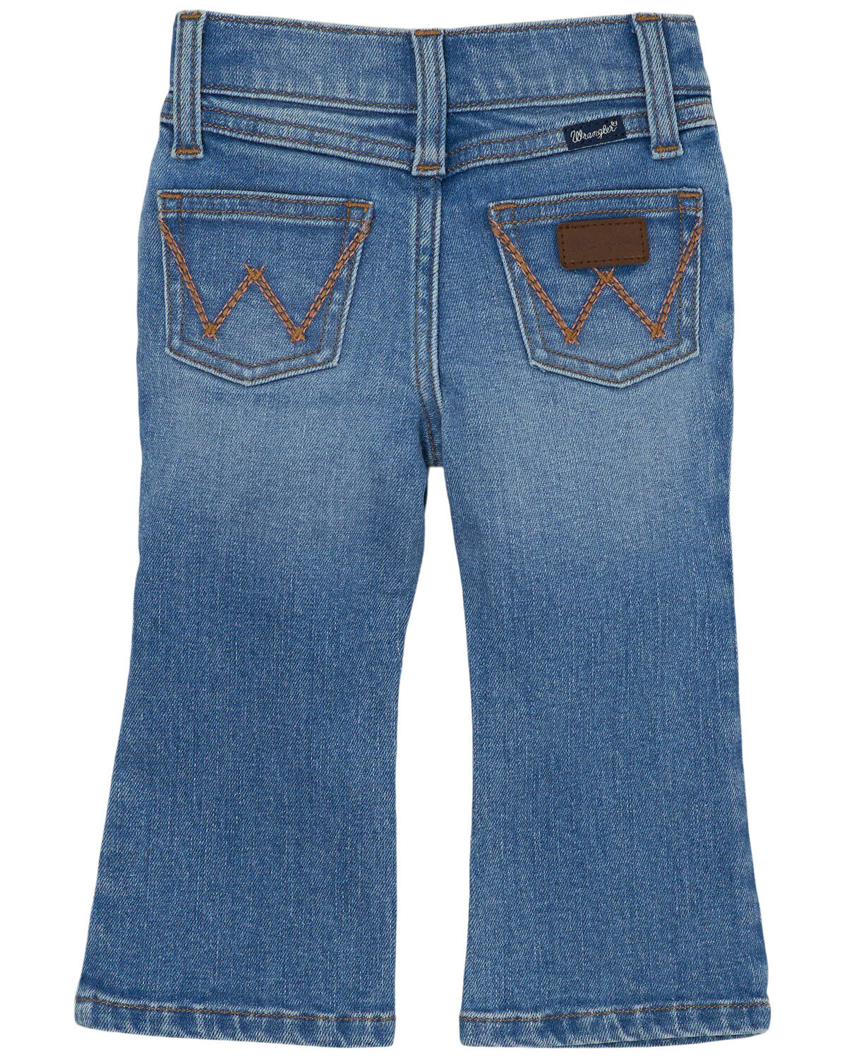 Wrangler Toddler Girls' Medium Wash Bootcut Denim Jeans