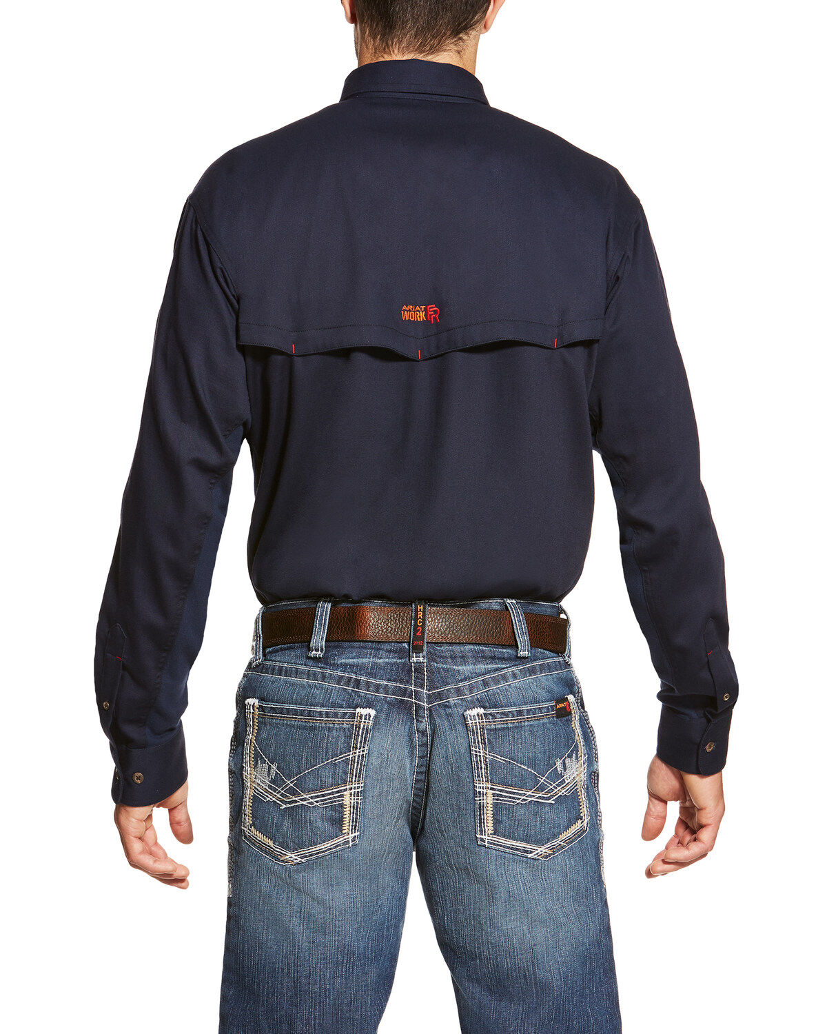 Ariat Men's FR Solid Vent Long Sleeve Button Down Work Shirt - Big
