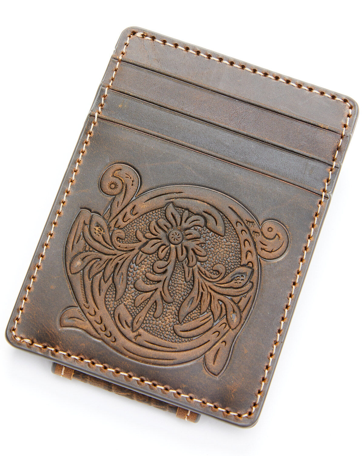 Cody James Men's Croc Embossed Money Clip Wallet