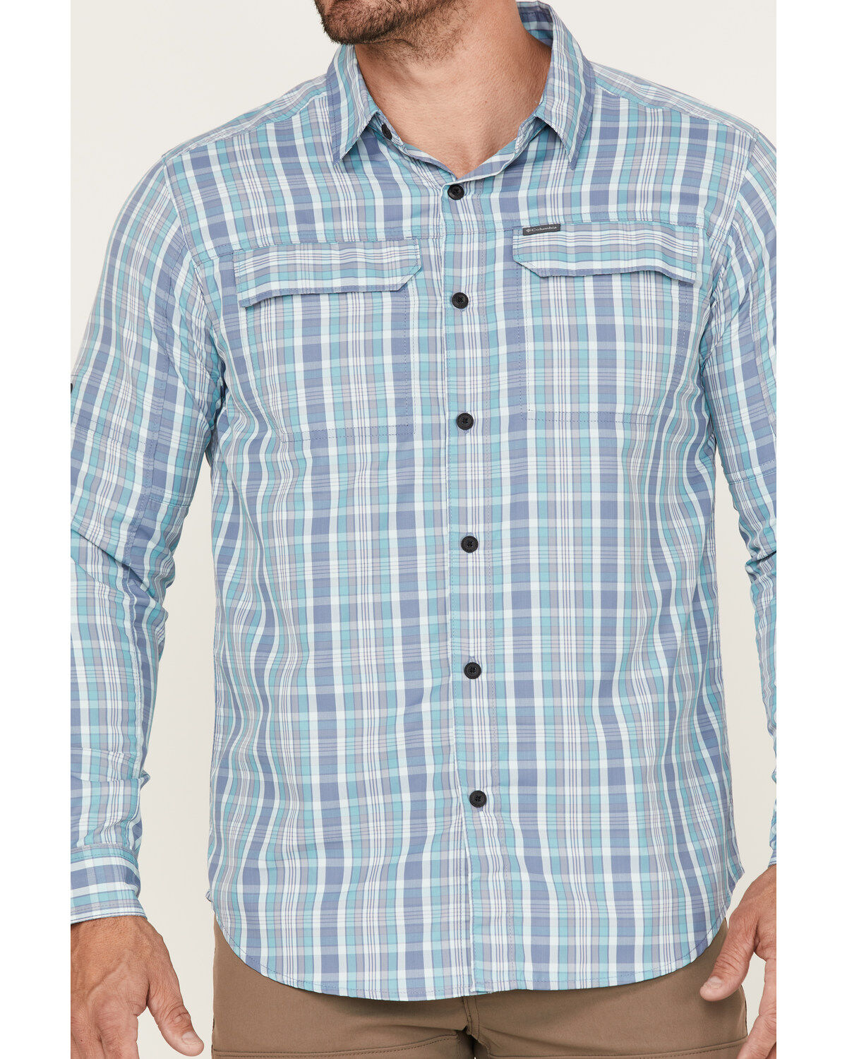 Columbia Men's Silver Ridge Balanced Plaid Long Sleeve Button-Down Western Shirt