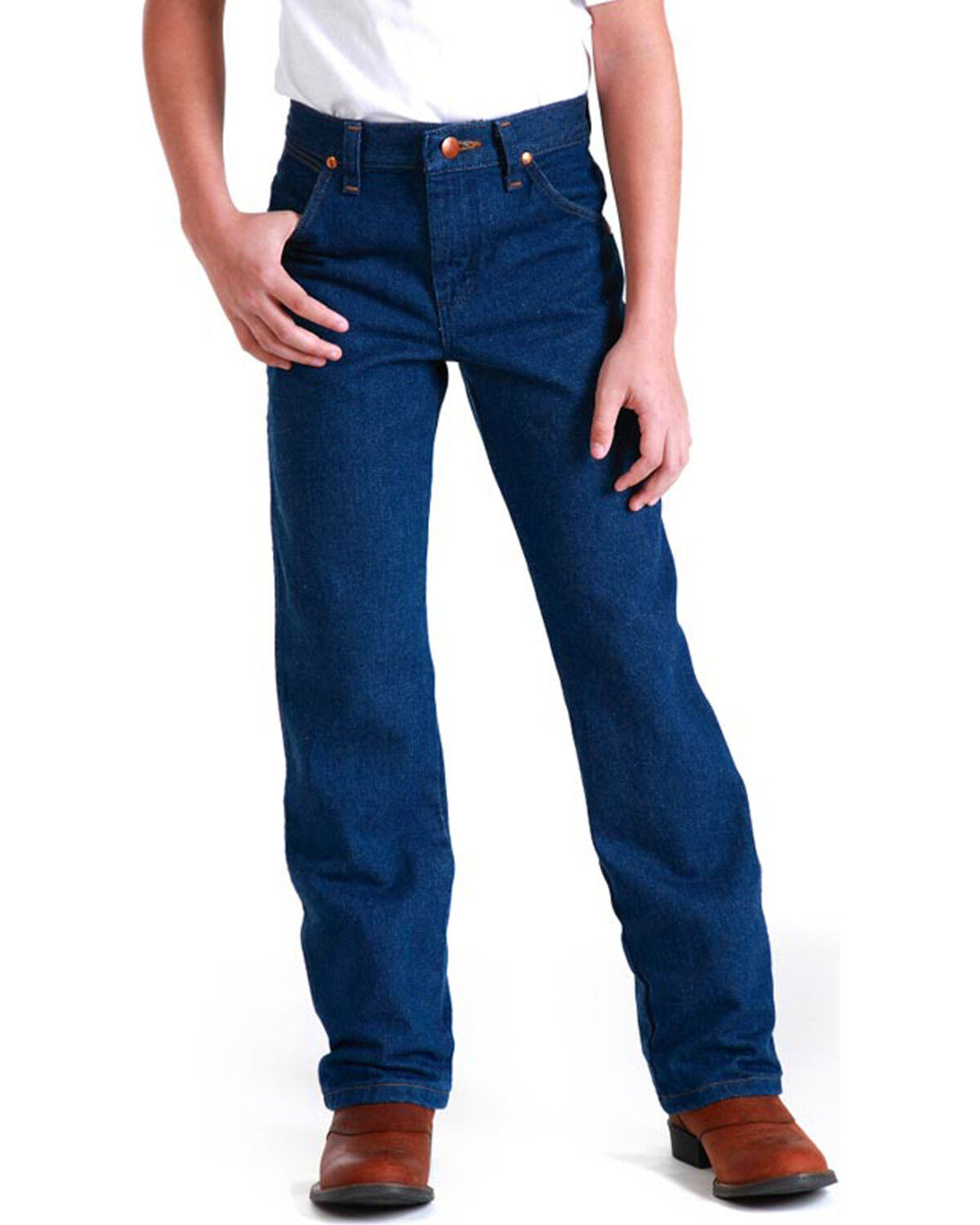 Wrangler Boys' Husky Fit Cowboy Cut ProRodeo Jeans