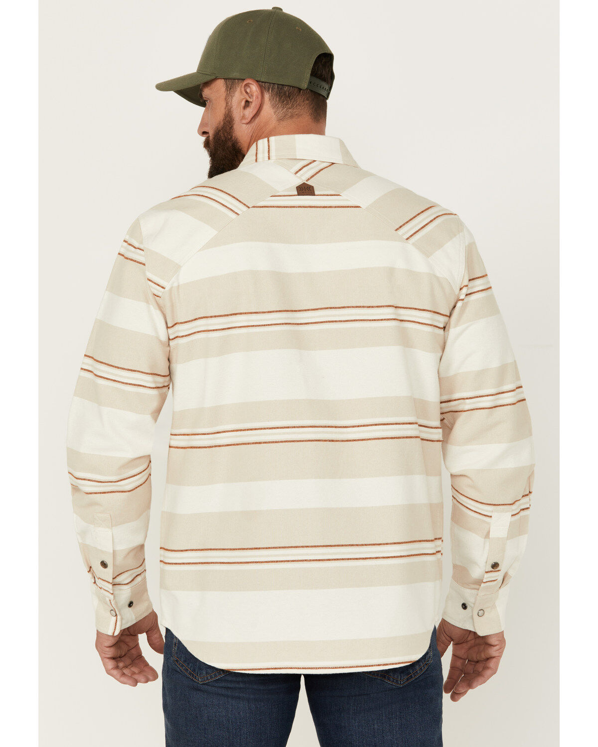 Dakota Grizzly Men's Shane Striped Long Sleeve Snap Western Shirt