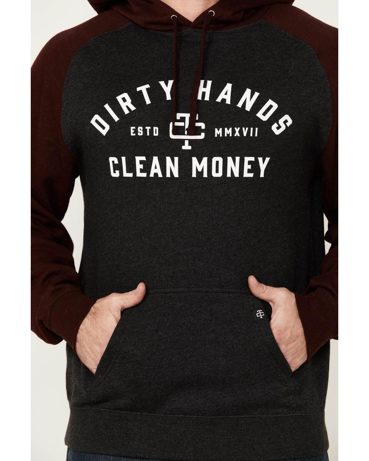 Troll Co Men's 2-Tone Hooded Sweatshirt