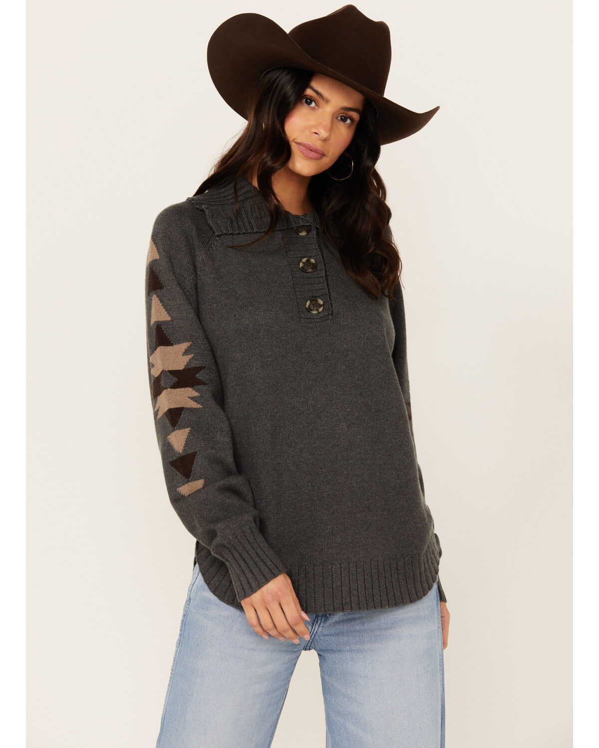 Ariat Women's Southwestern Elbow Sweater