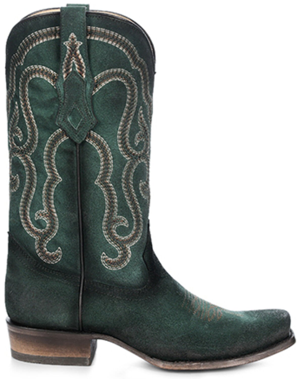 Corral Men's Roughout Embroidered Western Boots - Square Toe