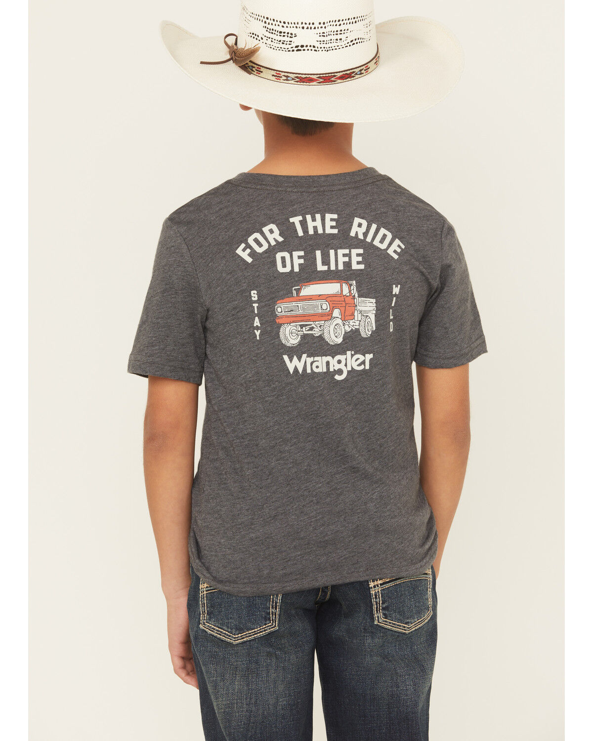 Wrangler Boys' Truck Short Sleeve Graphic T-Shirt