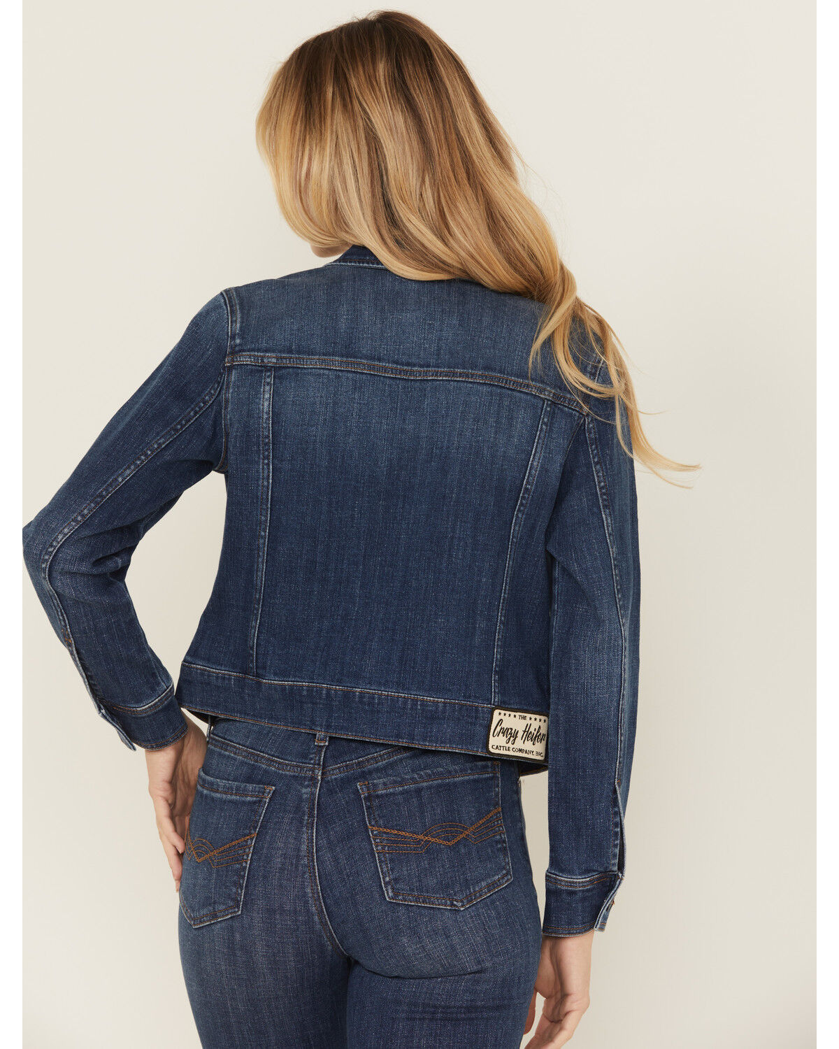 Idyllwind Women's Ellwood Patch Denim Trucker Jacket