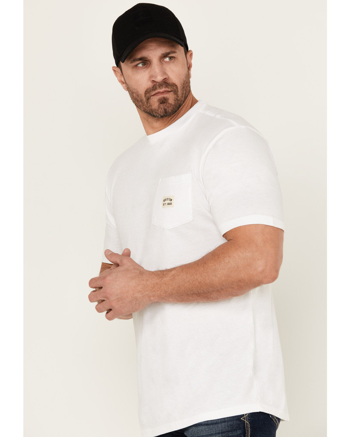 Brixton Men's Woodburn Short Sleeve Pocket T-Shirt