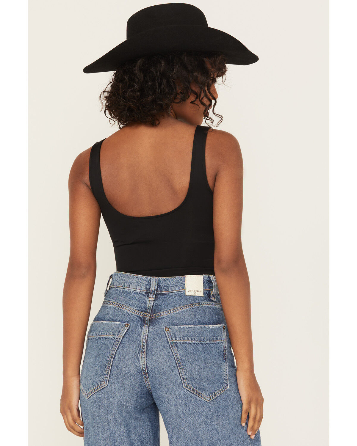 Good American Women's Scuba Solid Sleeveless Bodysuit