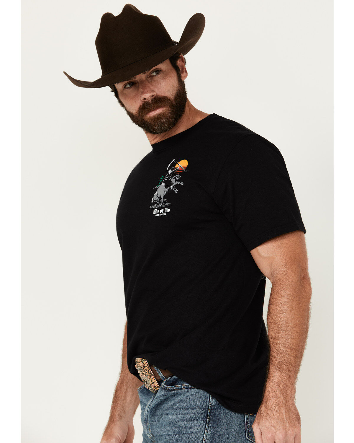 Riot Society Men's Ride And Reap Short Sleeve Graphic T-Shirt