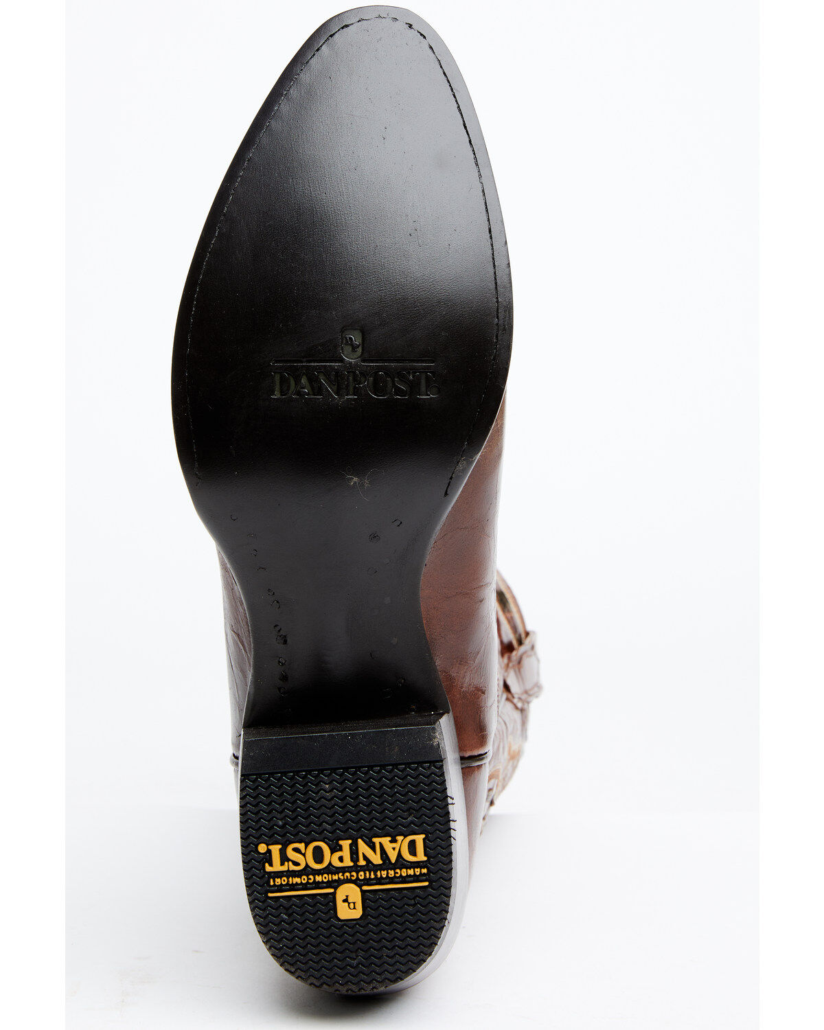 Dan Post Men's Swirled Embroidery Western Boots - Round Toe