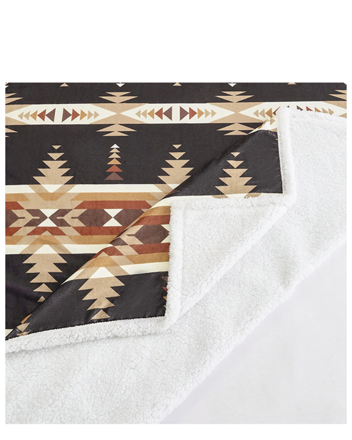 HiEnd Accents Yosemite Campfire Sherpa Throw