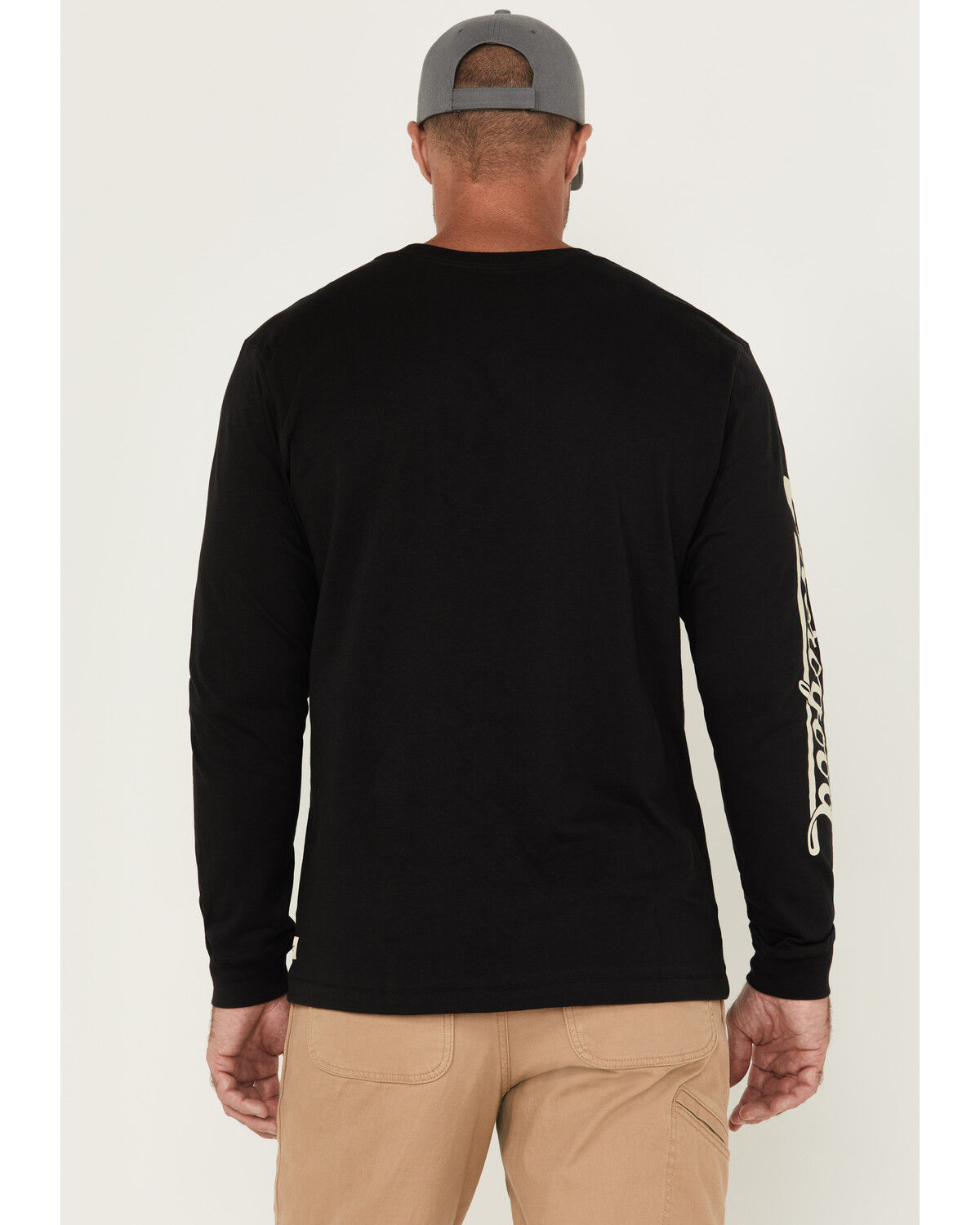 Thorogood Men's Wheel Script Logo Long Sleeve Graphic T-Shirt