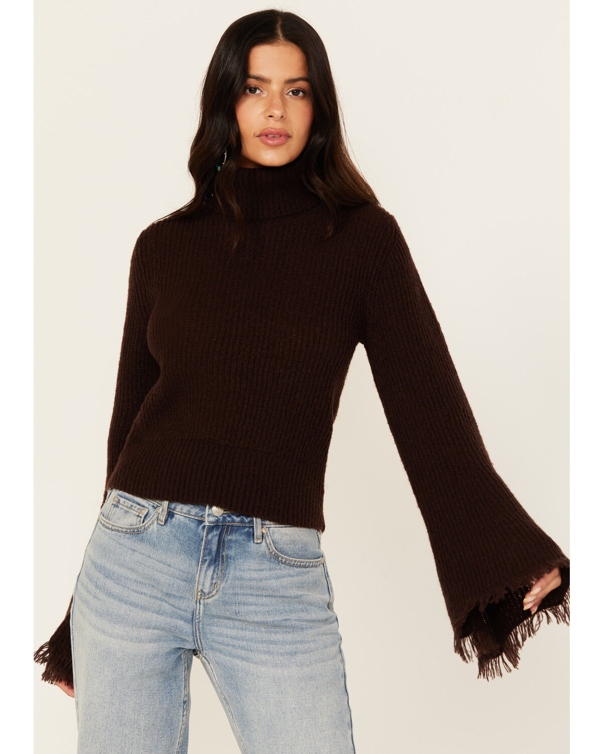 Shyanne Women's Bell Sleeve Marled Sweater