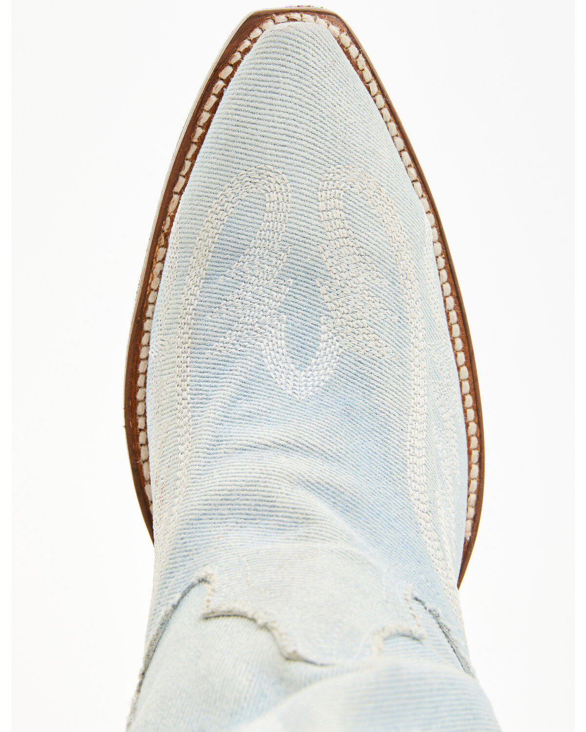 Dan Post Women's Denim Tall Western Boots - Snip Toe