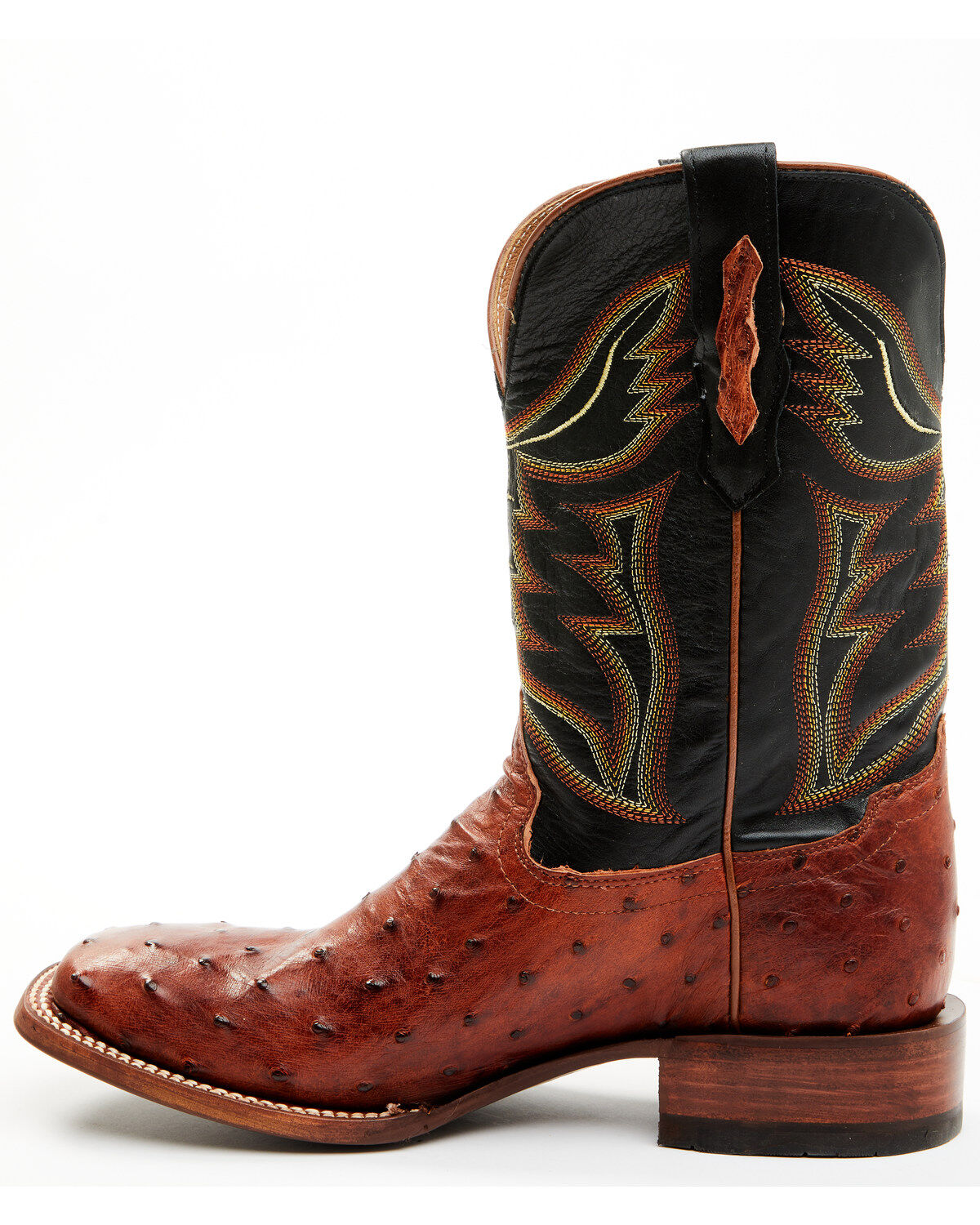 Cody James Men's Exotic Full-Quill Ostrich Western Boots - Broad Square Toe