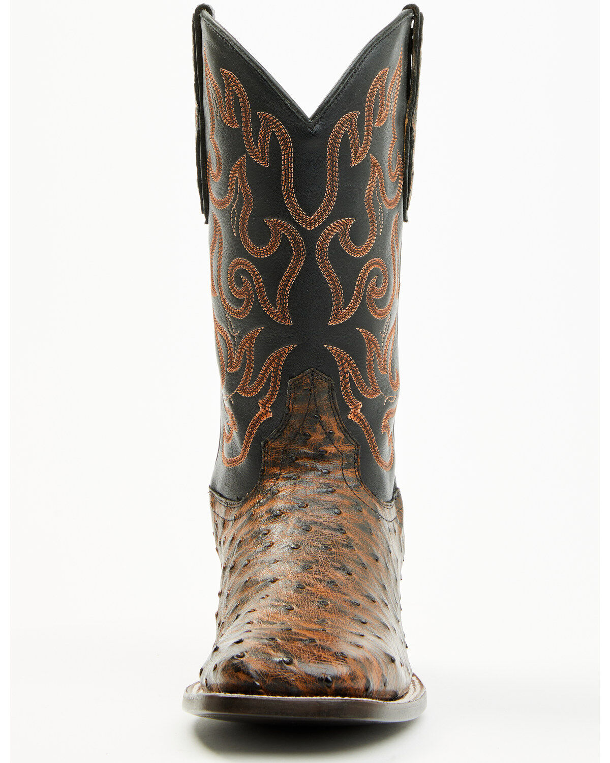 Cody James Men's Exotic Full Quill Ostrich Western Boots - Broad Square Toe