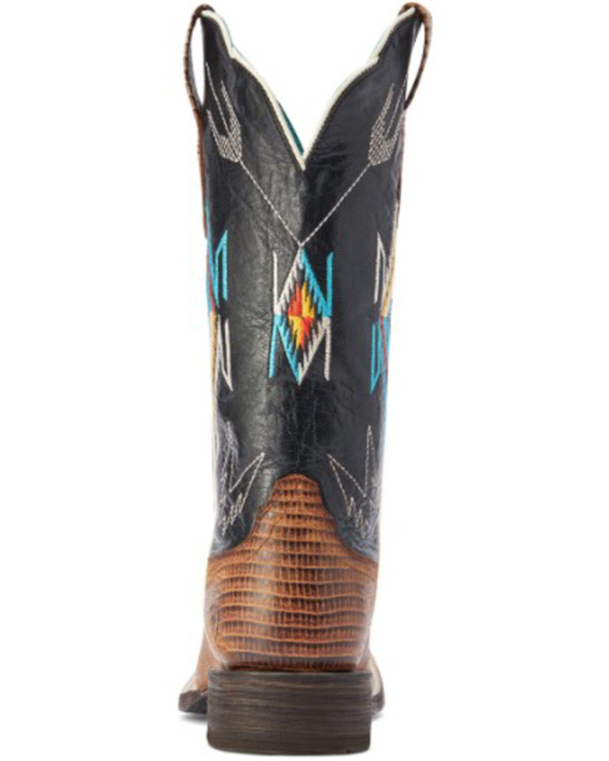 Ariat Women's Frontier Chimayo Ancient Southwestern Embroidered Western Boots - Broad Square Toe