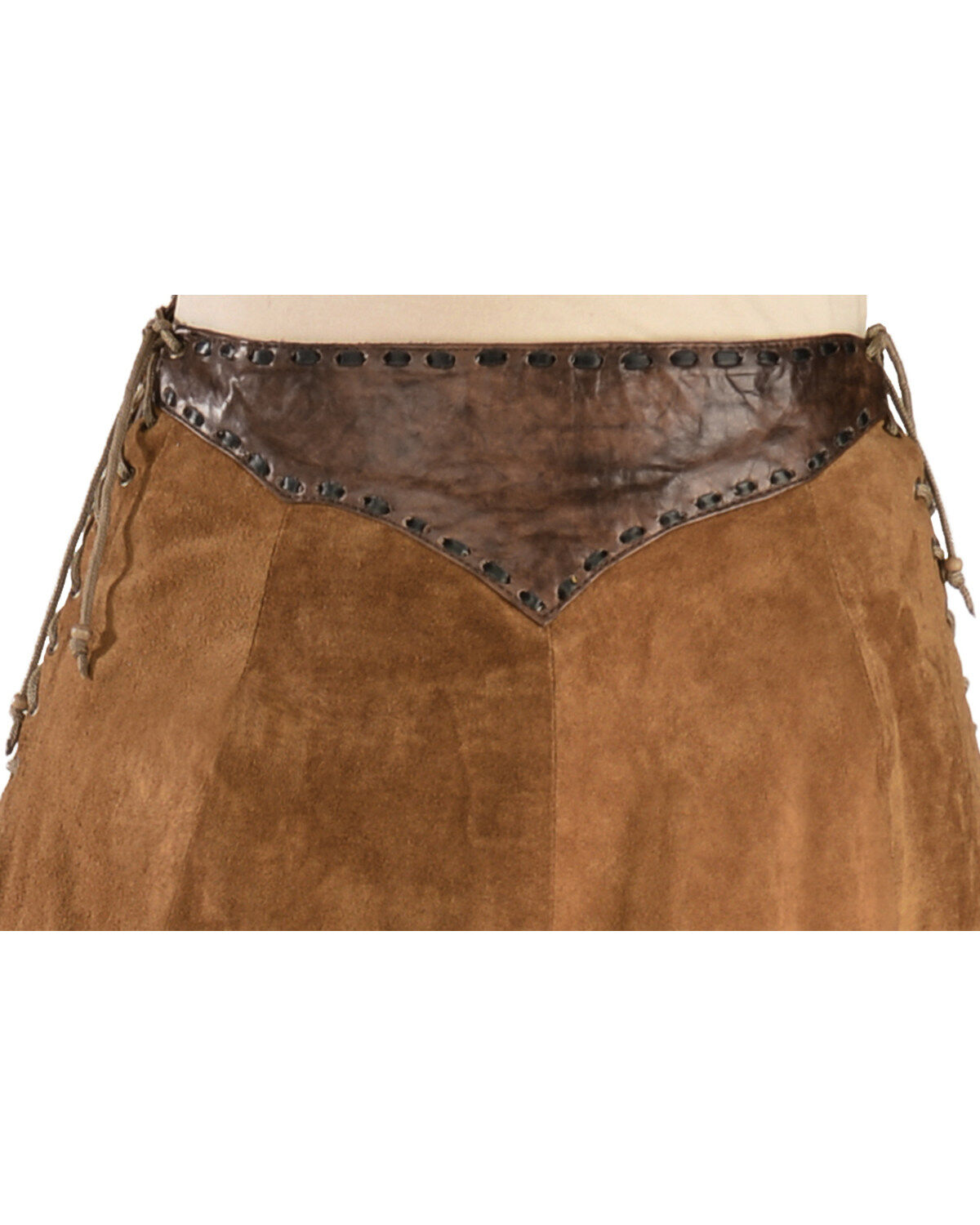 Kobler Leather Women's Nancy Leather Fringe Skirt