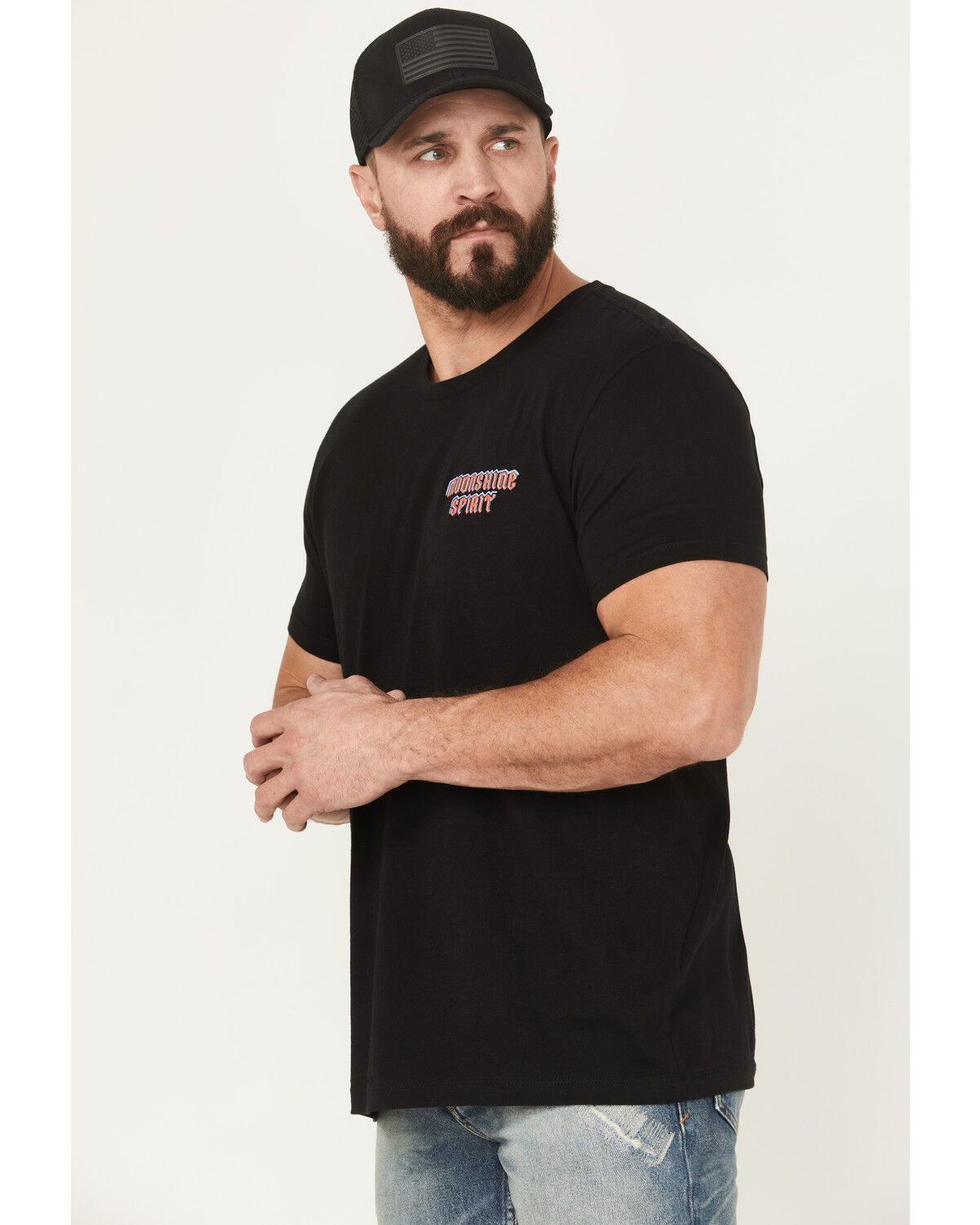 Moonshine Spirit Men's Snake Pit Whiskey Short Sleeve Graphic T-Shirt