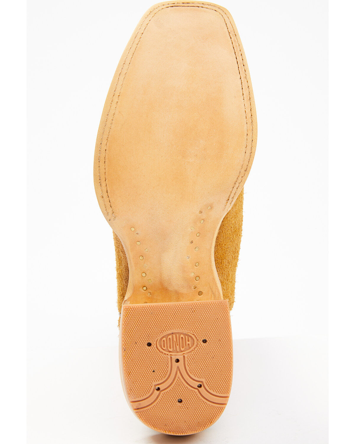 Hondo Boots Men's Roughout Western Boots - Broad Square Toe