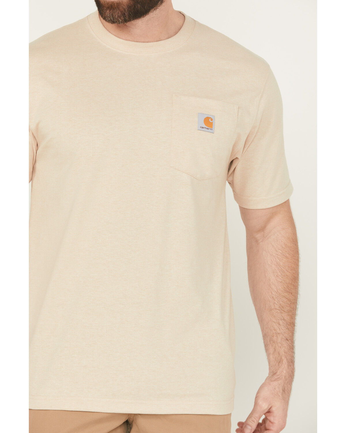 Carhartt Men's Loose Fit Heavyweight Logo Pocket Work T-Shirt