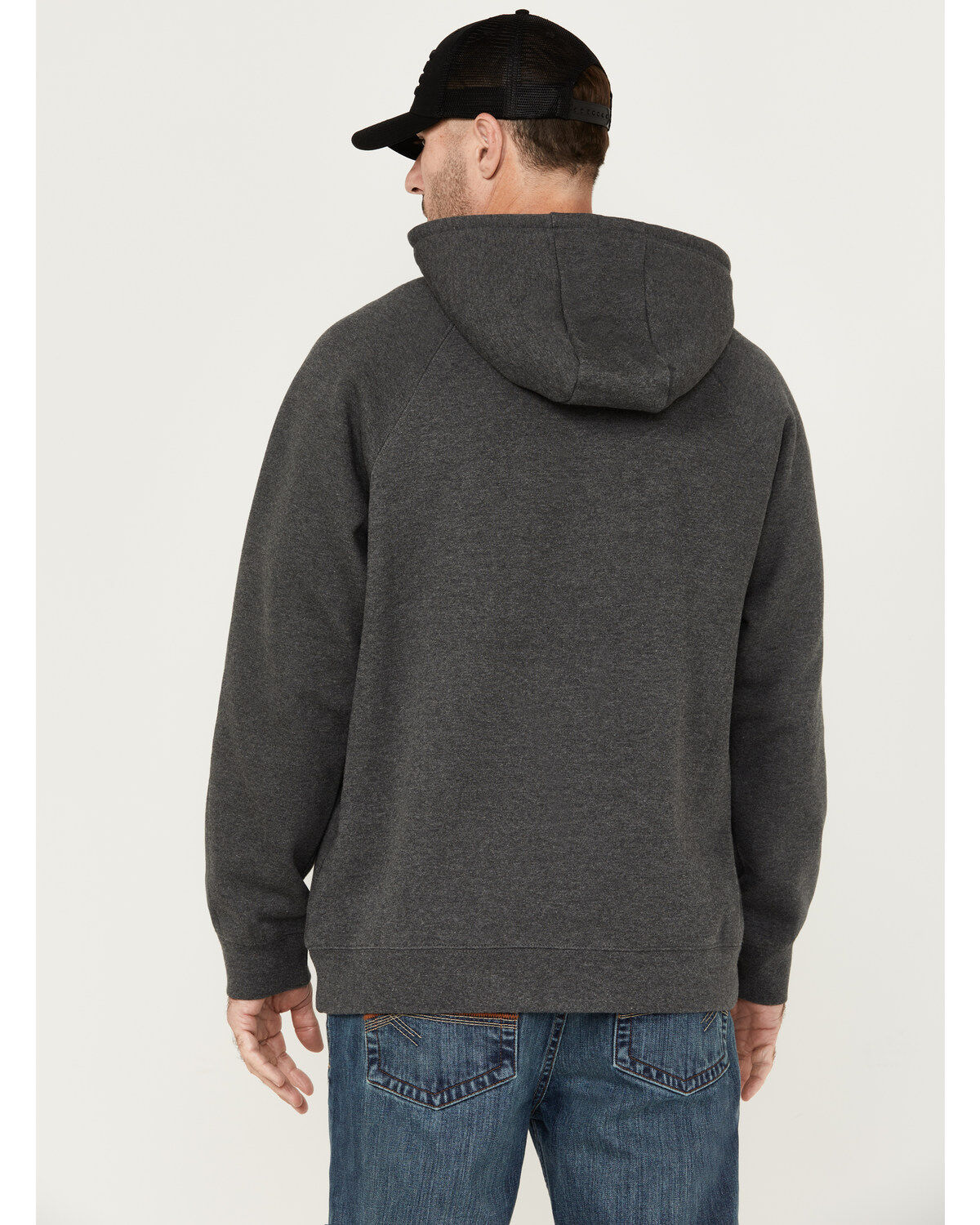 Hawx Men's Embossed Hooded Sweatshirt