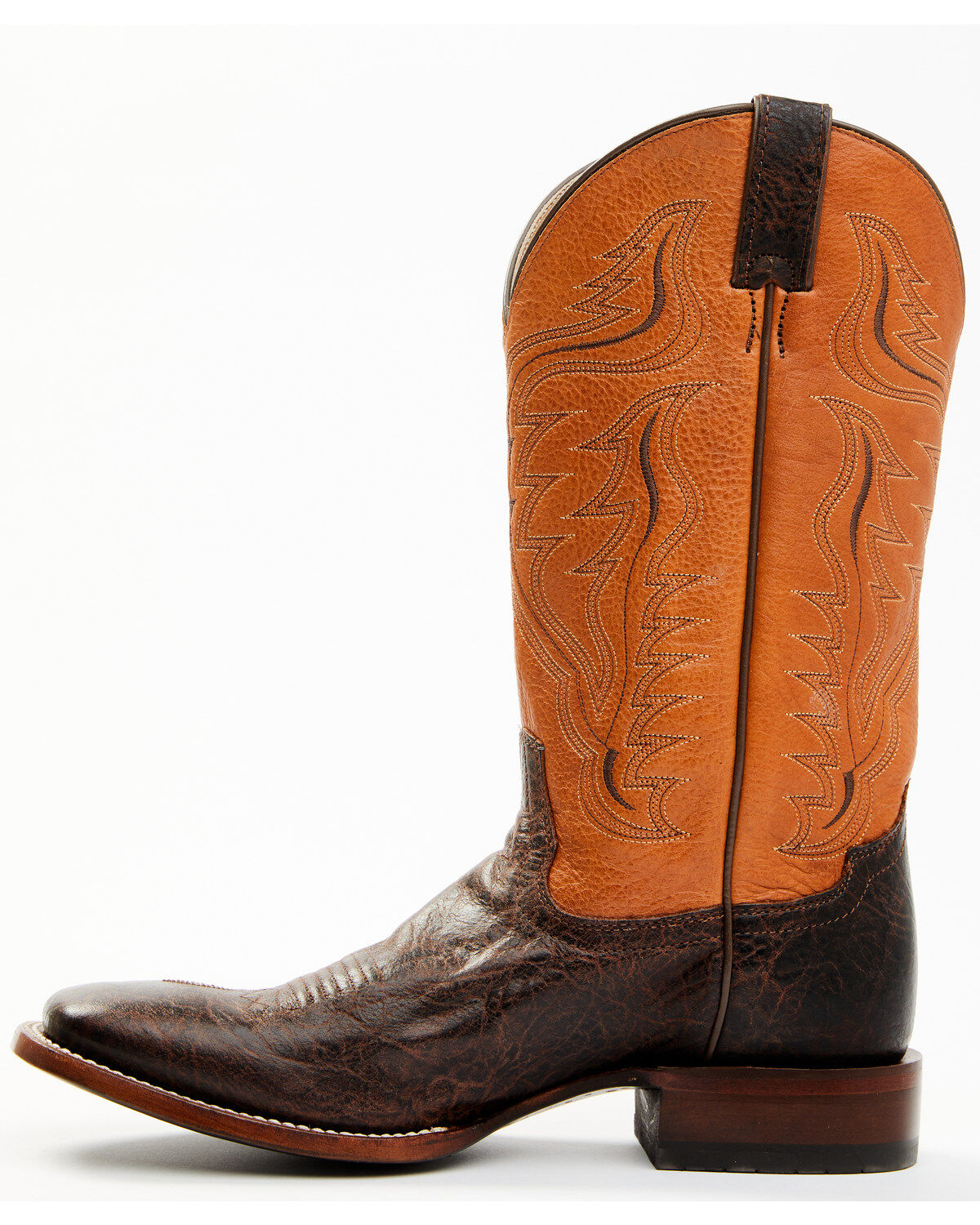 Cody James Men's Melbourne Cognac Leather Western Boots - Broad Square Toe