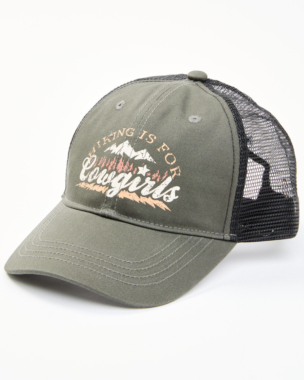 Shyanne Women's Hiking Is For Cowgirls Mesh-Back Ball Cap