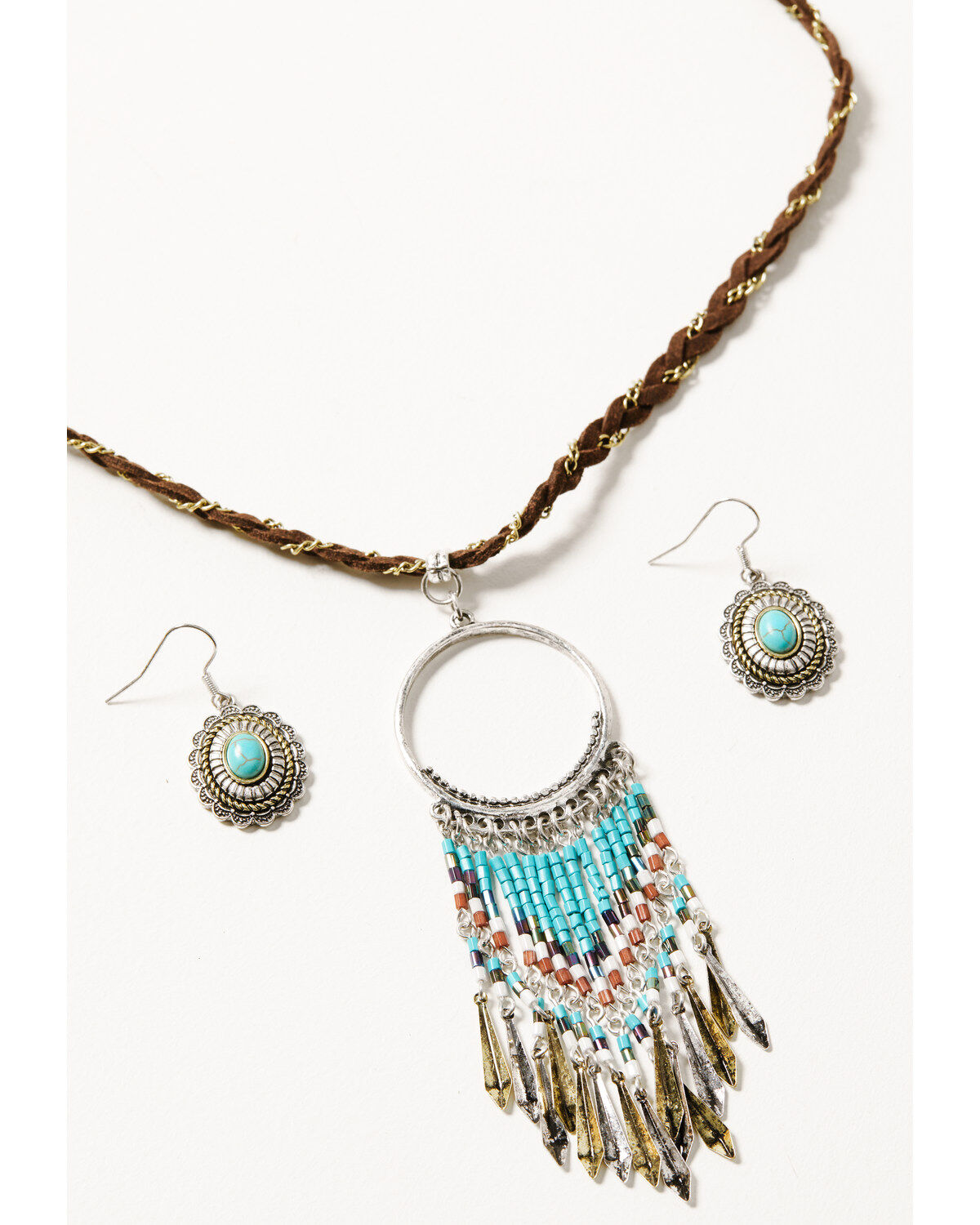 Shyanne Women's Wild Blossom Multi Bead Jewelry Set - 2 Piece