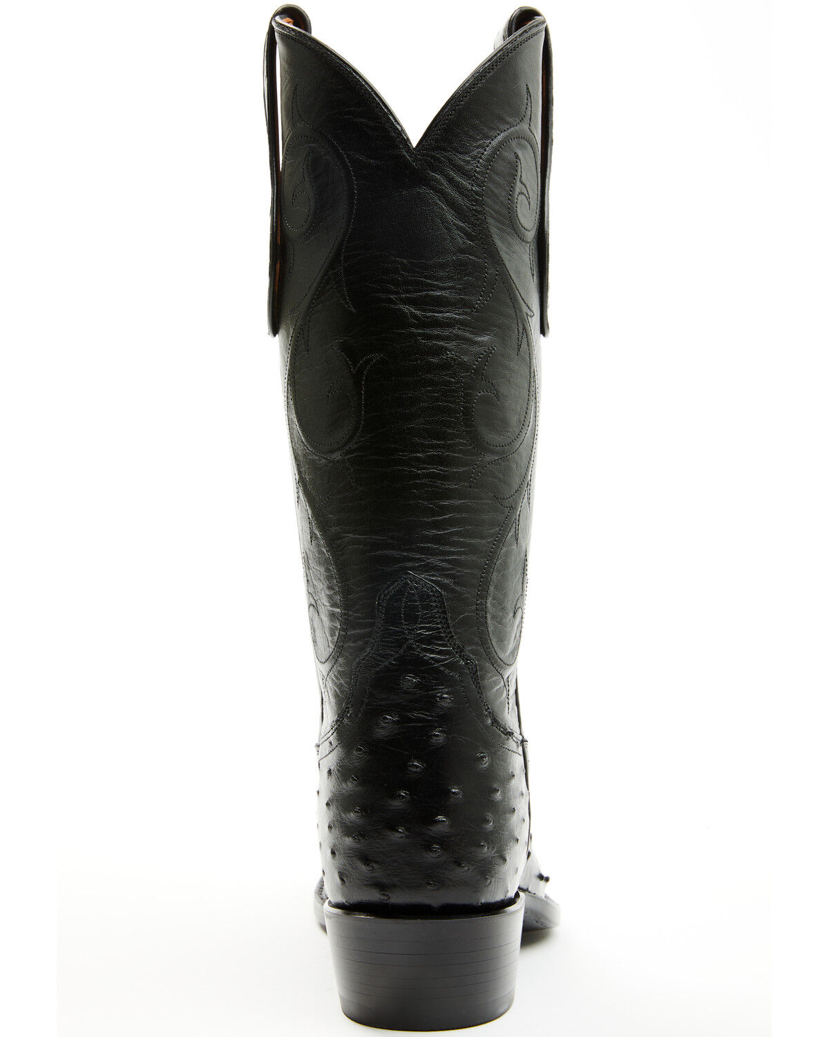 Tony Lama Men's Exotic Full Quill Ostrich Western Boots - Round Toe