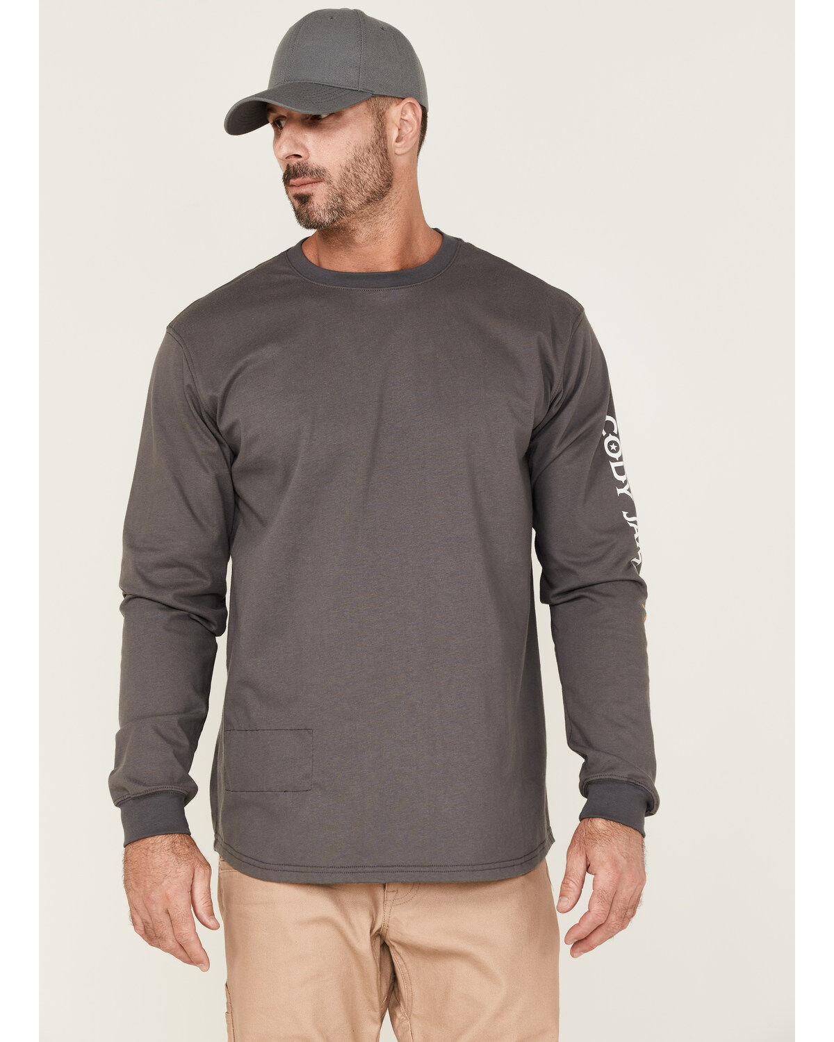 Cody James Men's FR Logo Long Sleeve Work T-Shirt