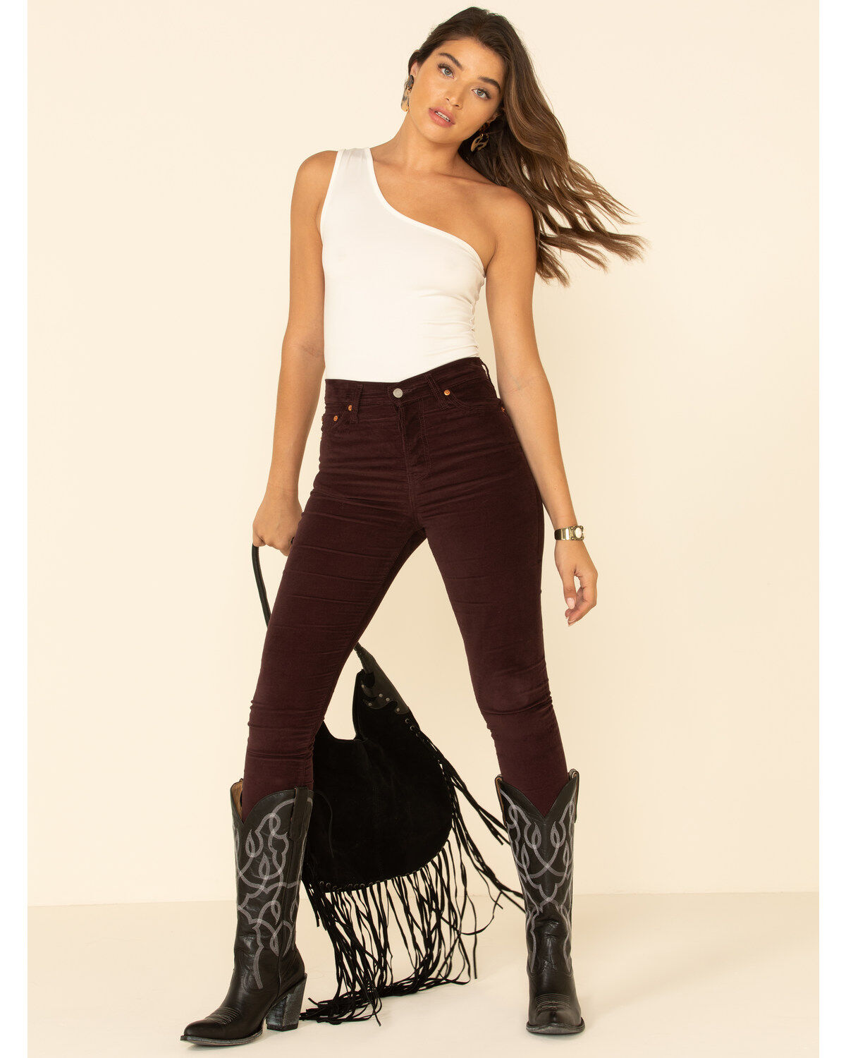 Levi's Women's Moleskin High Rise Wedgie Skinny Jeans