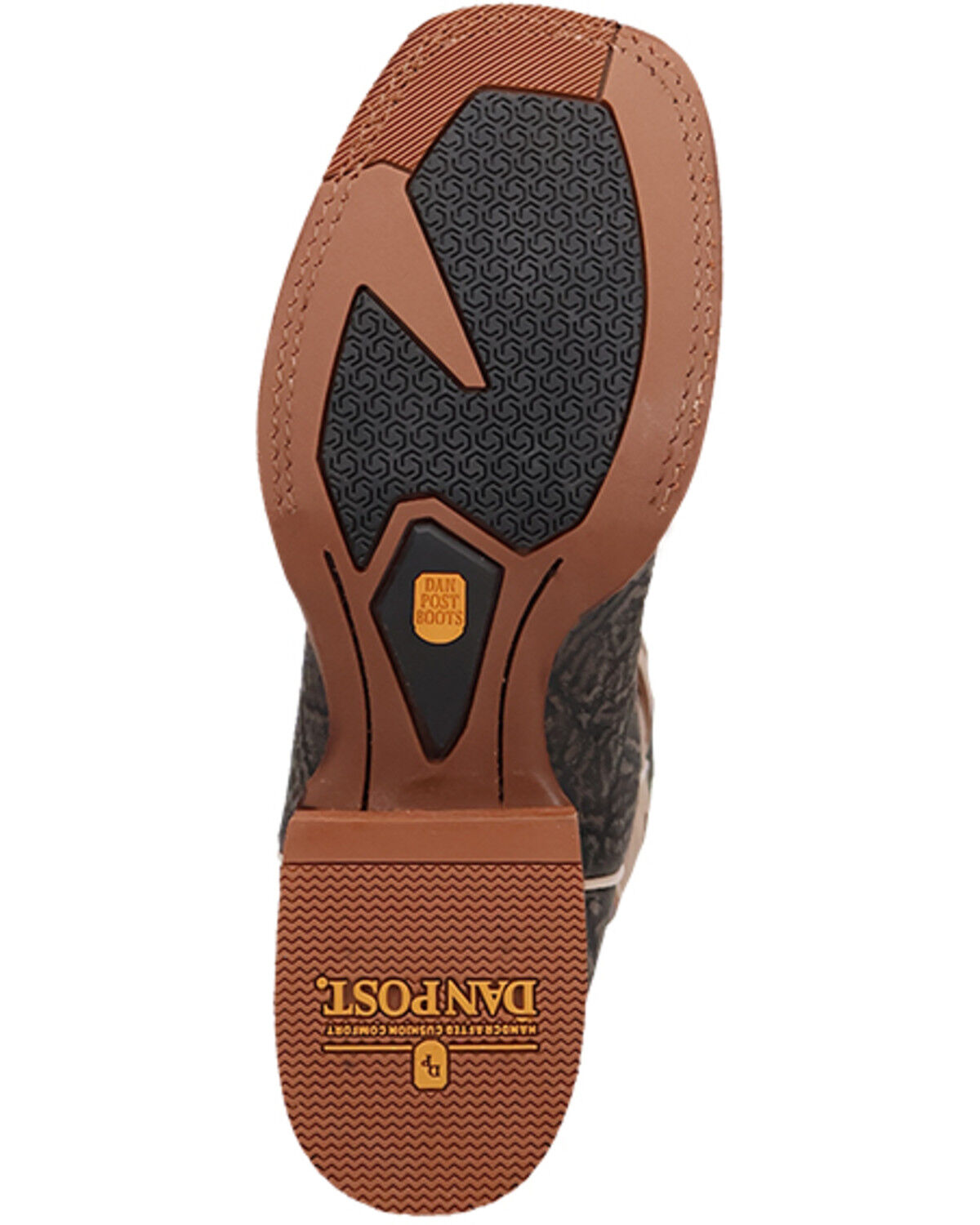 Dan Post Men's Elephant Print Western Boots - Broad Square Toe