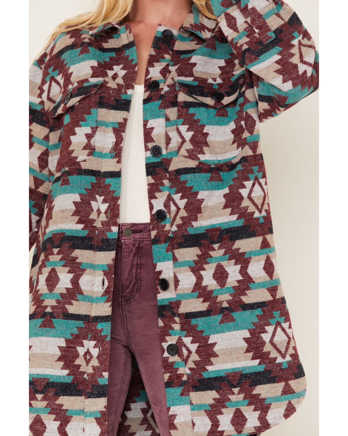Cripple Creek Women's Southwestern Print Shacket