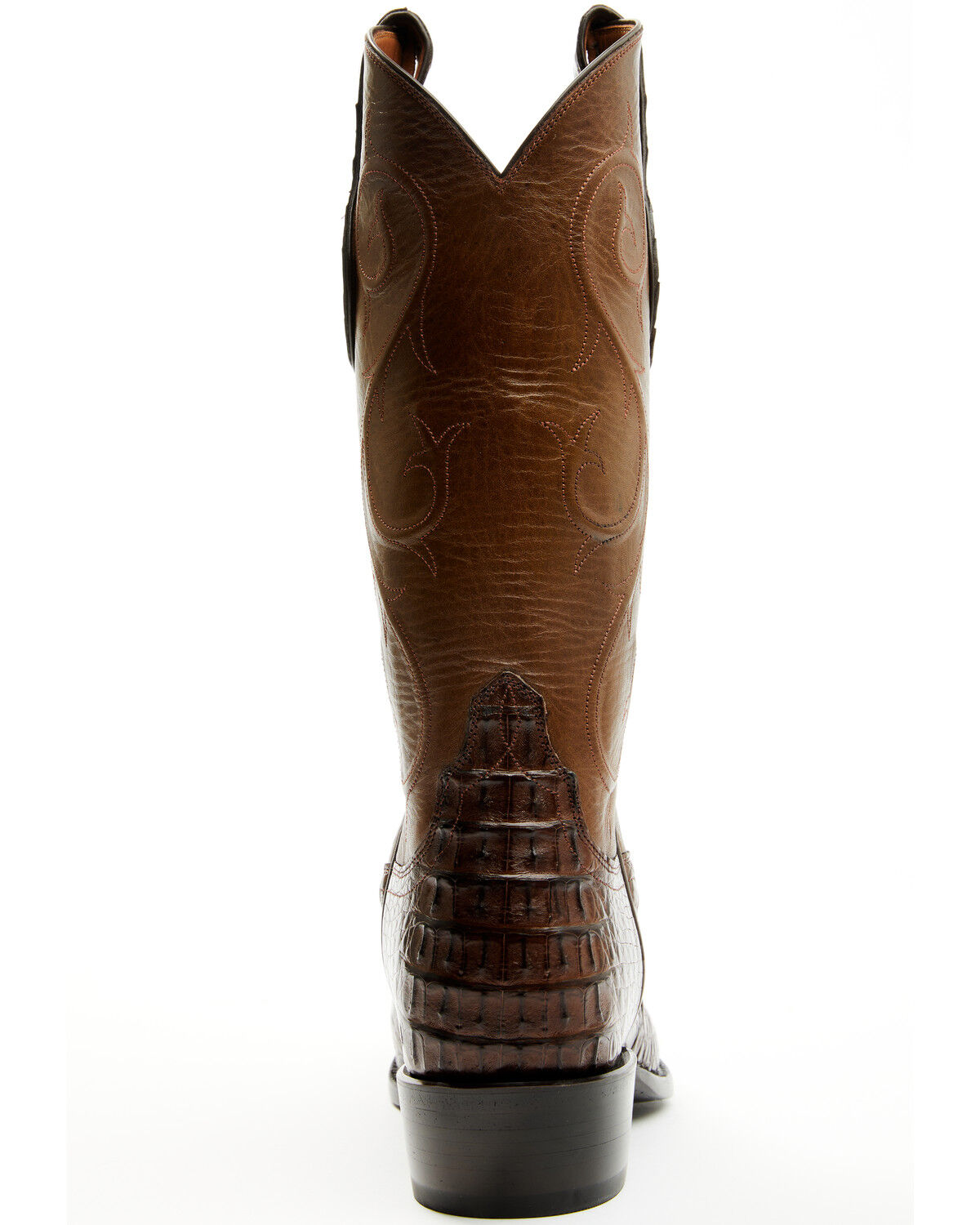 Tony Lama Men's Exotic Hornback Caiman Western Boots - Square Toe