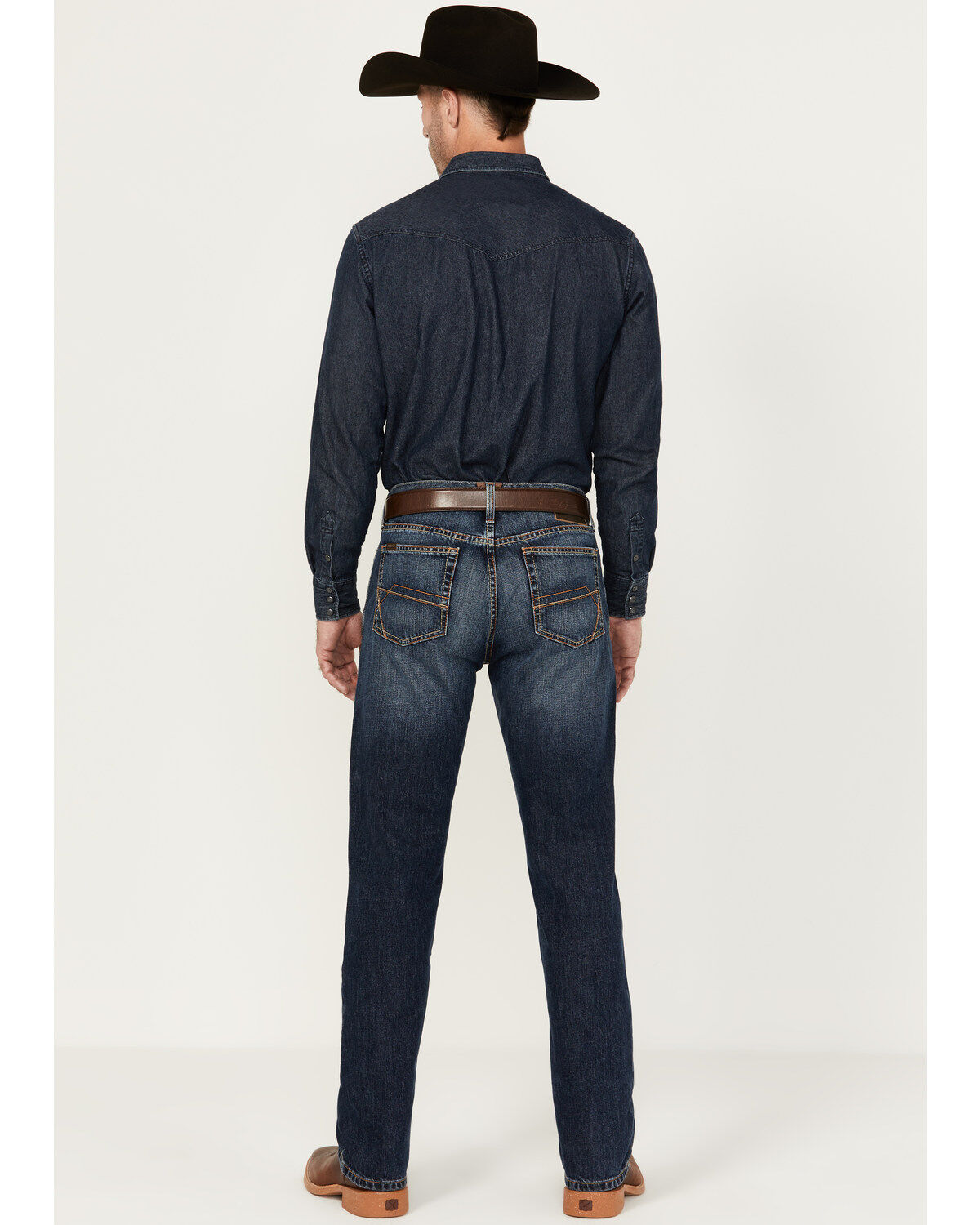 Ariat Men's M2 Bradford Cleveland Dark Wash Relaxed Bootcut Rigid Jeans