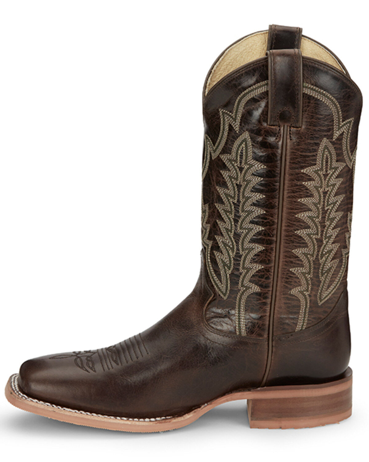 Justin Men's Lyle Umber Western Boots - Broad Square Toe