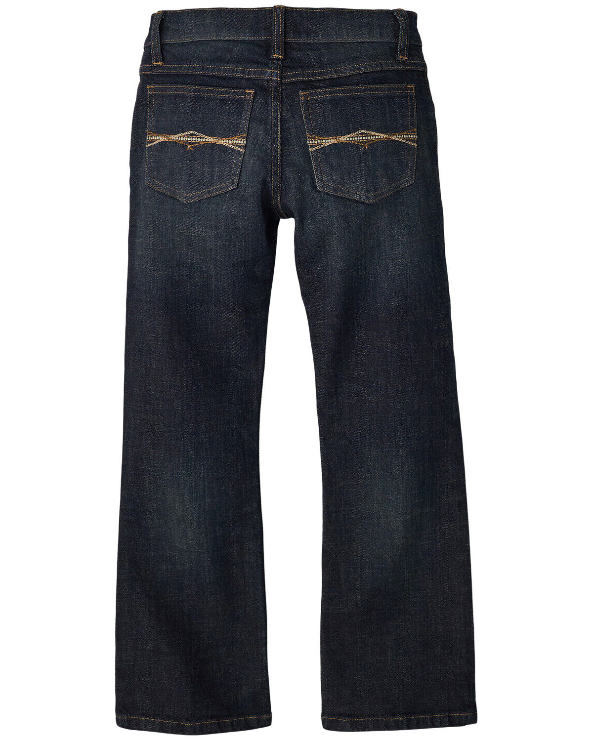 Wrangler Little Boys' Dark Wash Bootcut Denim Jeans
