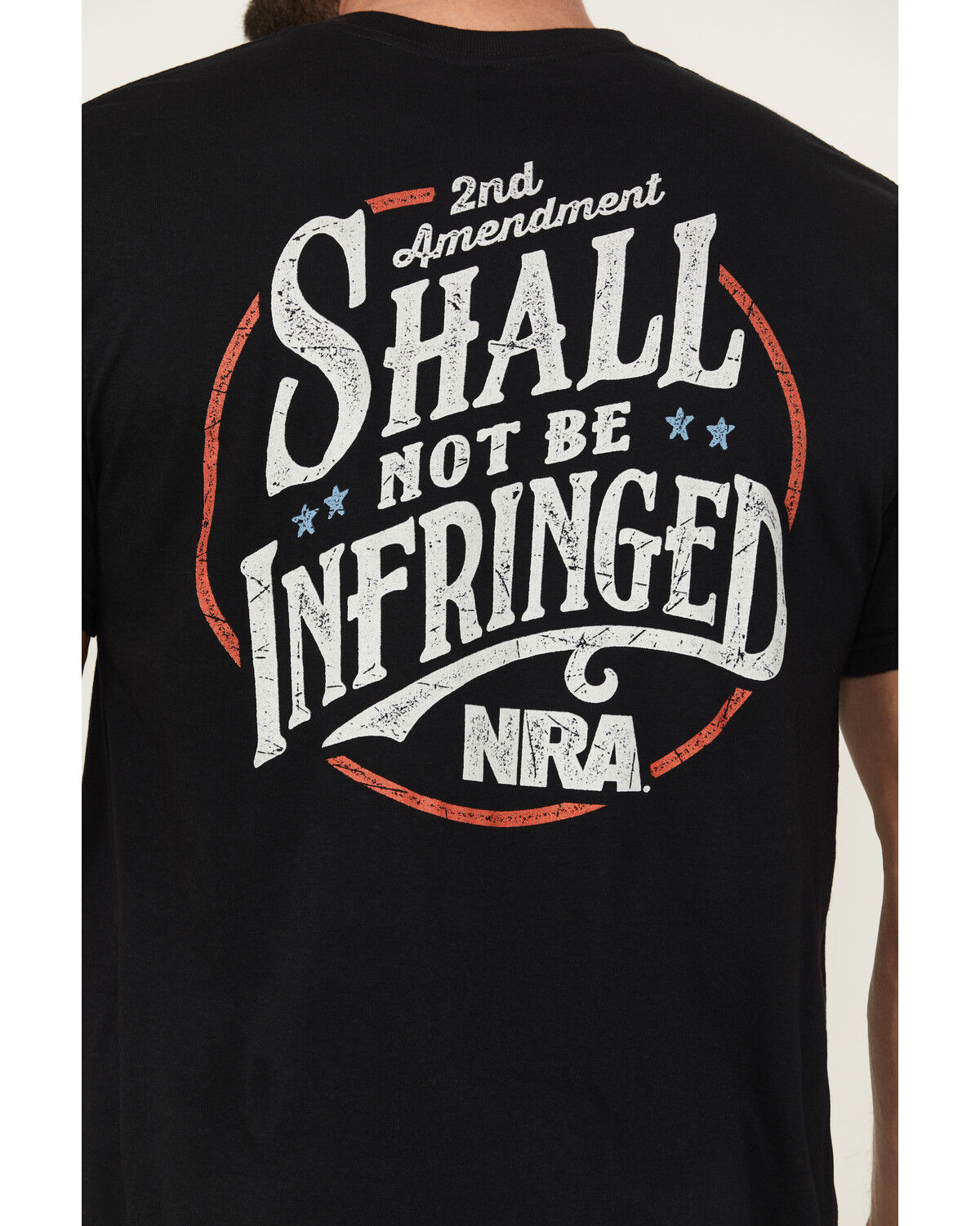 Buckwear Men's NRA Badge Short Sleeve Graphic T-Shirt