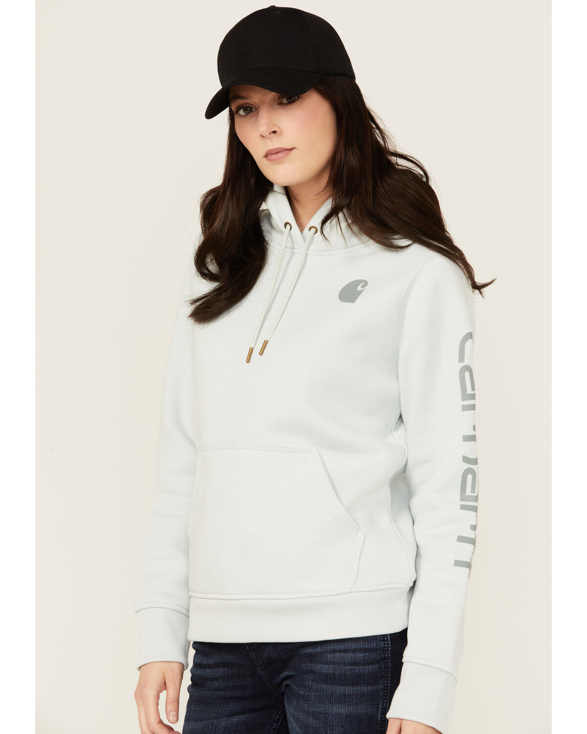 Carhartt Women's Relaxed Fit Midweight Logo Graphic Hoodie