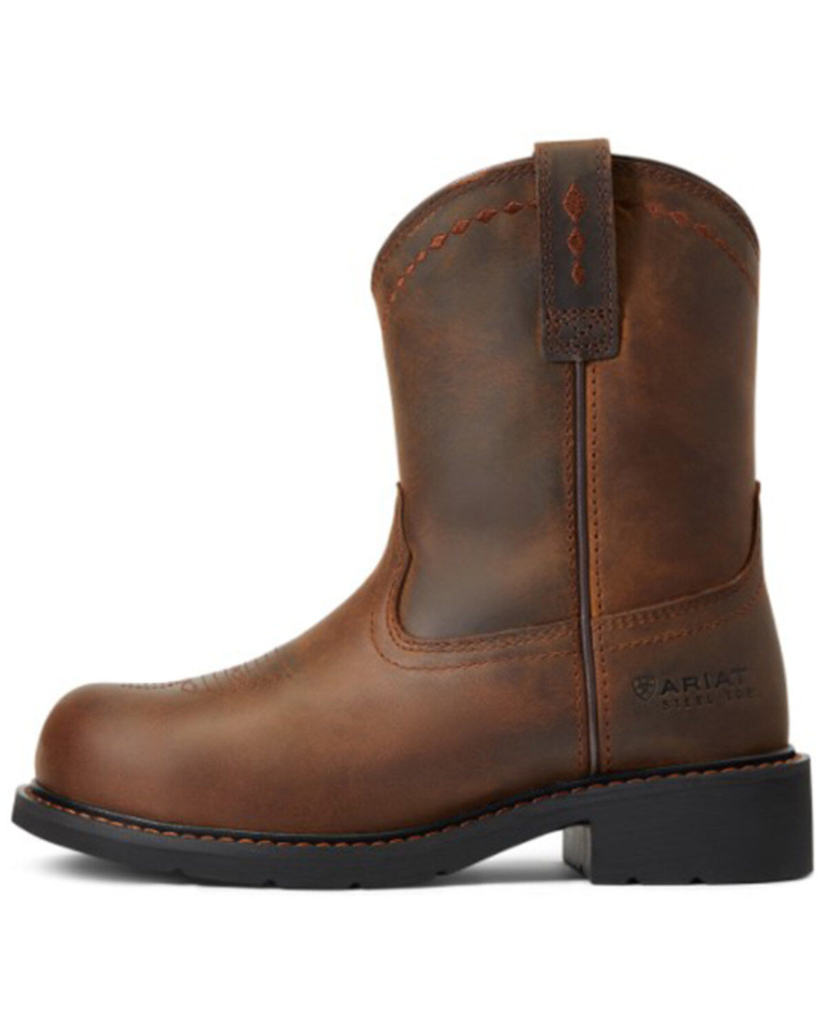 Ariat Women's Fatbaby Pull On Work Boots - Steel Toe